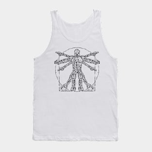 natural vitruvian Tank Top